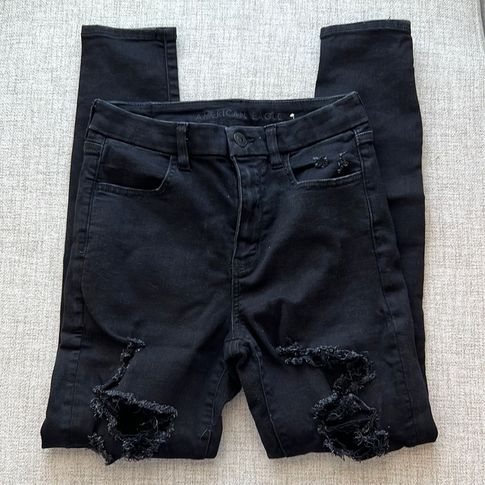 AE Curvy Ripped Jeggings
